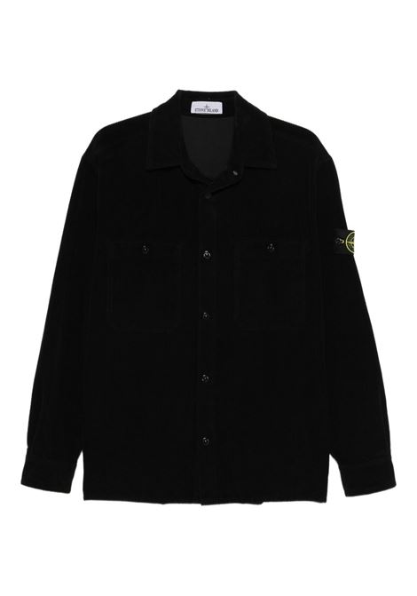 camicia overshirt uomo nera STONE ISLAND | K2S15 1200012 S0212V0029